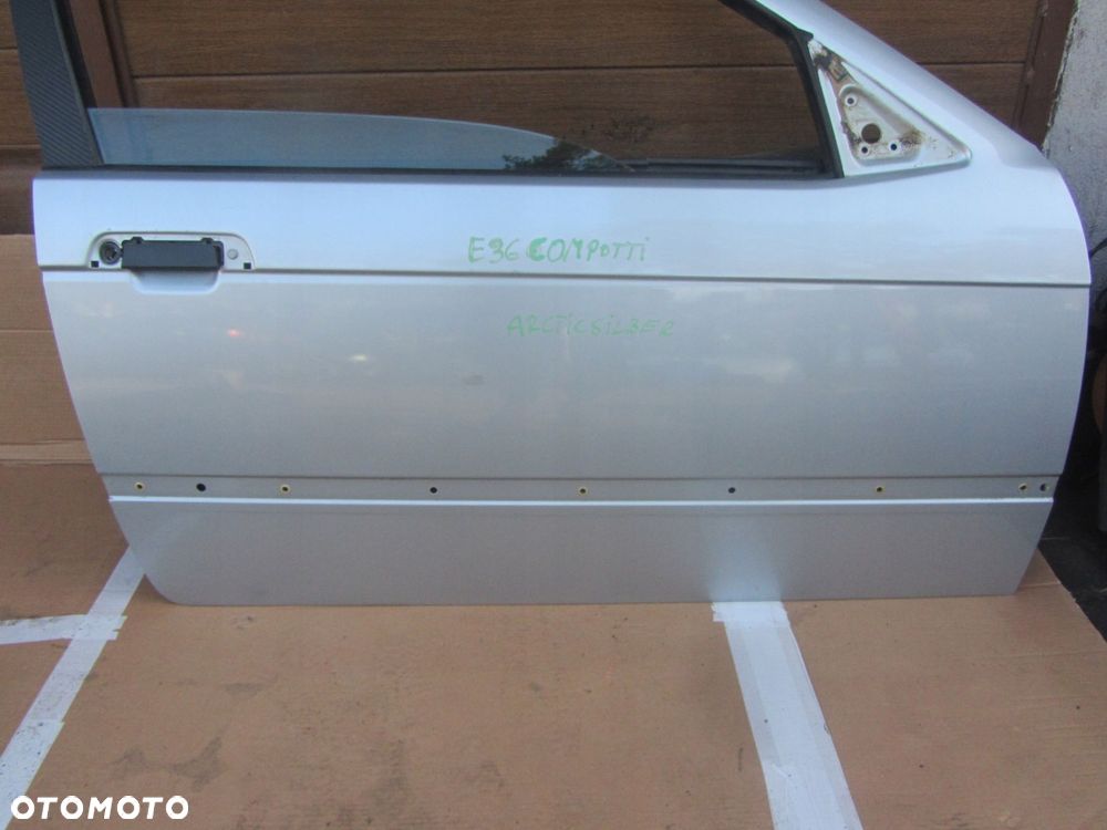 bmw 3 e36 compact drzwi prawe arktissilber - 2