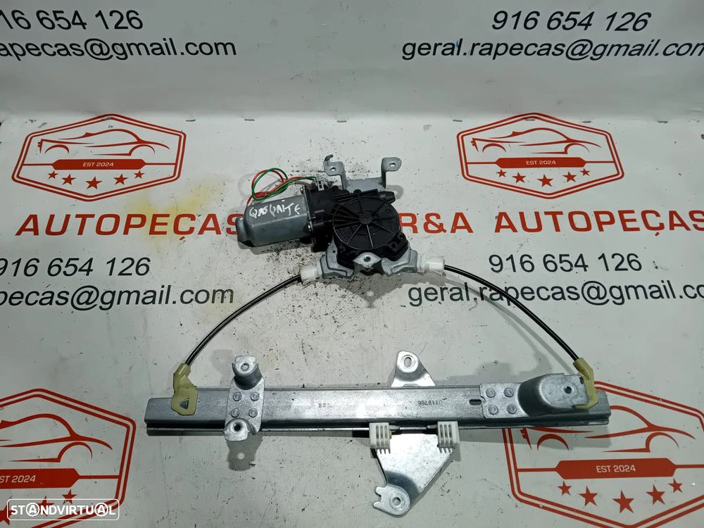 Elevador e Motor de Vidro Porta Trás Esquerdo Nissan Qashqai J10 402191A Original - 5