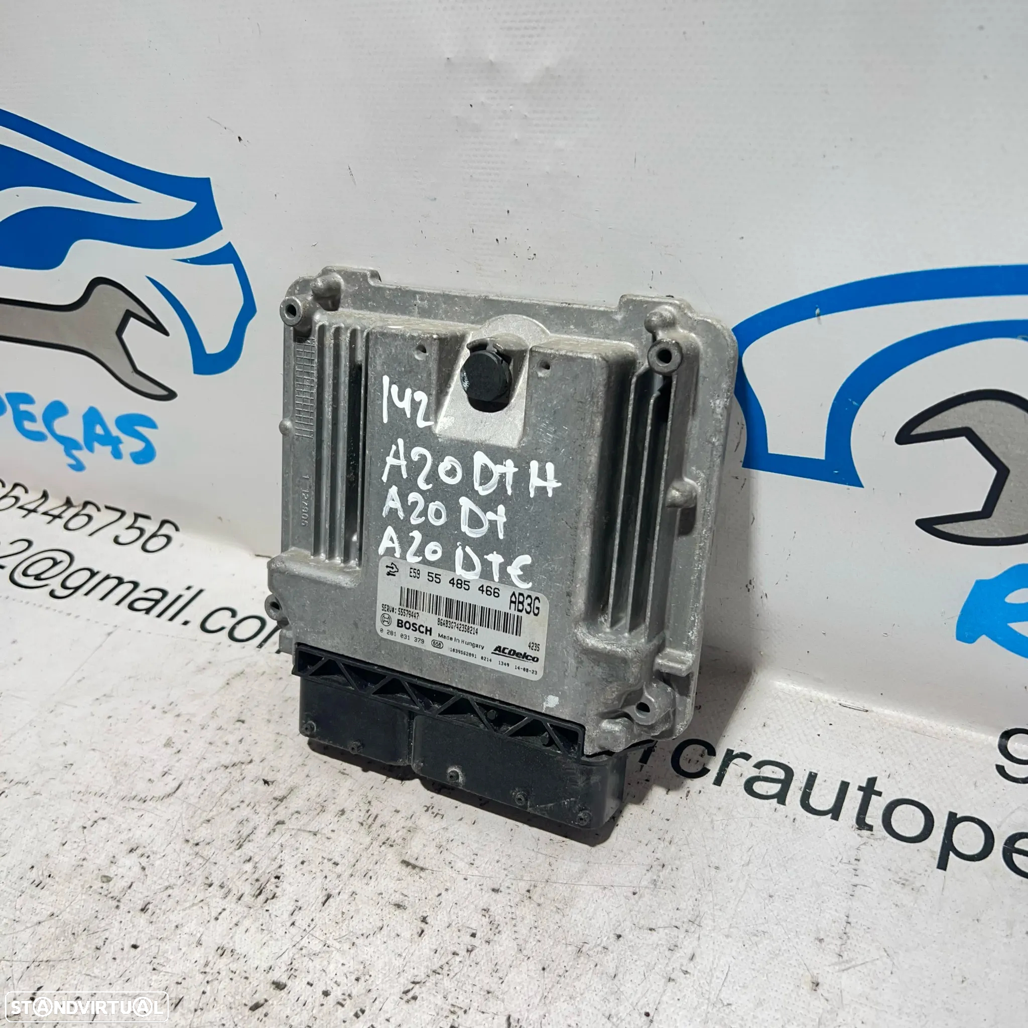 .Centralina Original Motor Bosch GM Opel 2.0 CDTi A20DTH A20DTE A20DT 55 485 466 / 0 281 031 379 - 5
