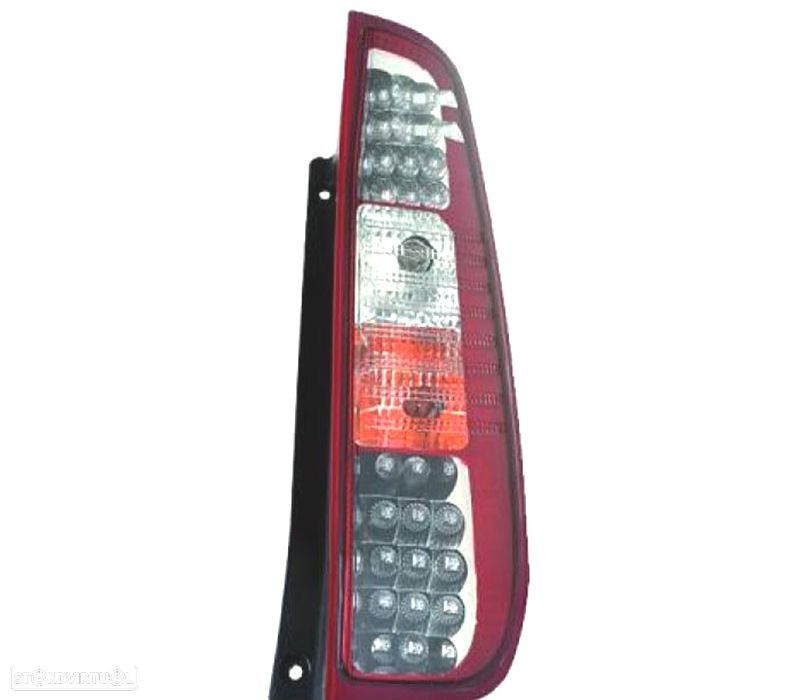 FAROLINS TRASEIROS LED FORD FIESTA 02-08 VERMELHO - 1