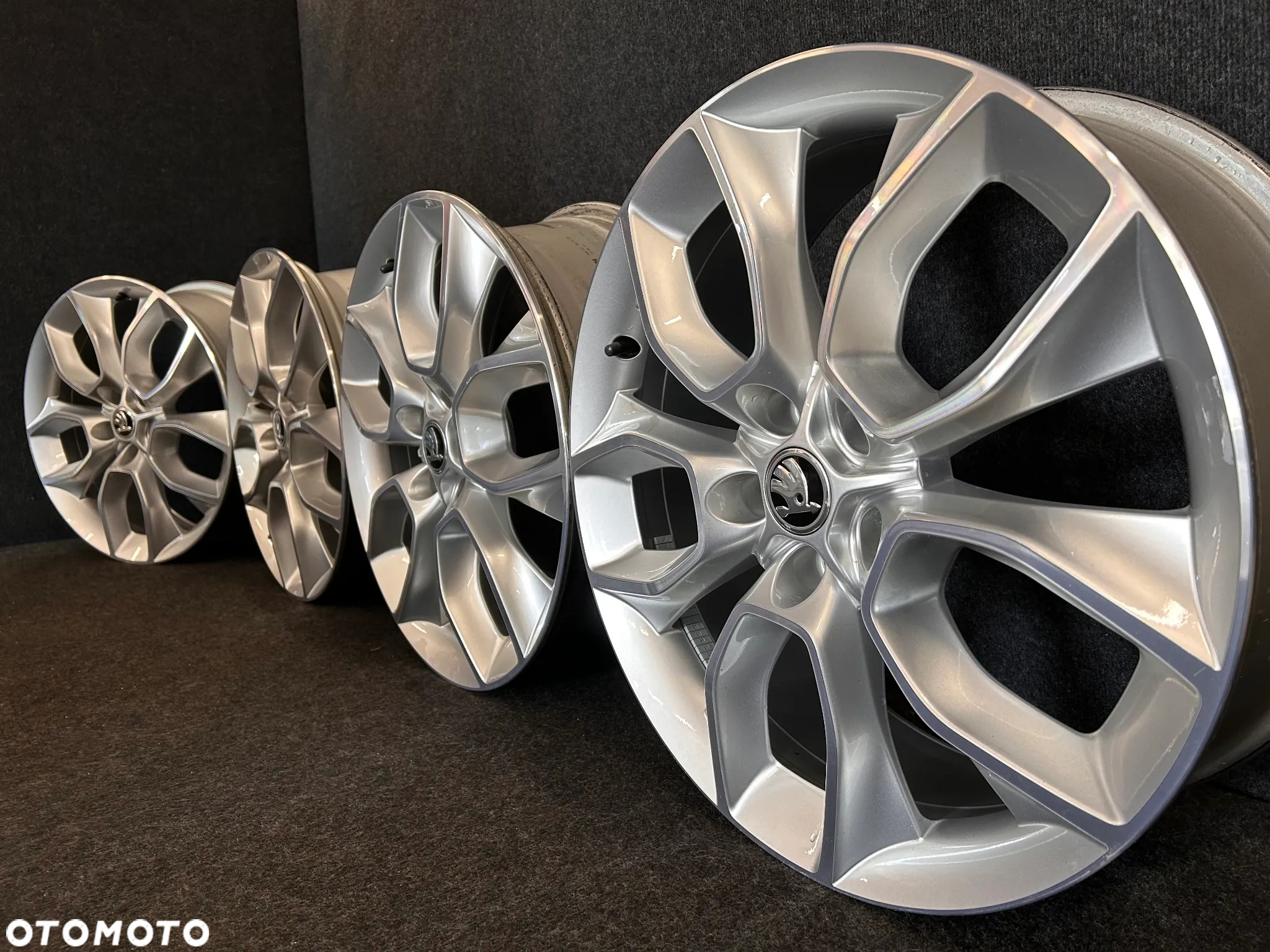 Alufelgi SKODA Kodiaq, Karoq, Superb III, Octavia III 19 cali 5x112 4szt. ładne! - 3