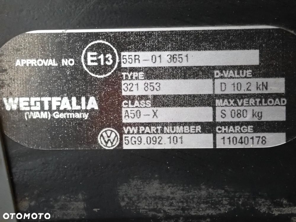 HAK HOLOWNICZY VW GOLF VII 5G9092101 - 7