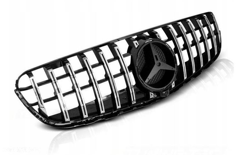 Atrapa Grill Kratka Tuning Black Avantgarde Amg GT-R Mercedes Glc x 253 c - 1