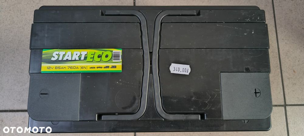 AKUMULATOR START ECO 12V 85Ah 760A NIŻSZA SKRZYNKA 175MM NOWY - 2