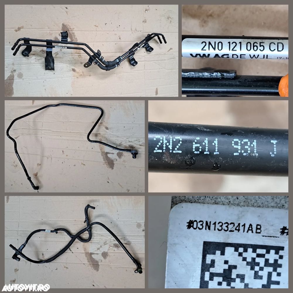 -1- Anexe motor VW Crafter 2.0 tdi 2019 carcasa filtru aer debitmetru furtun admisie intercooler lichid racire set capace protectie distributie electrovalva - 9