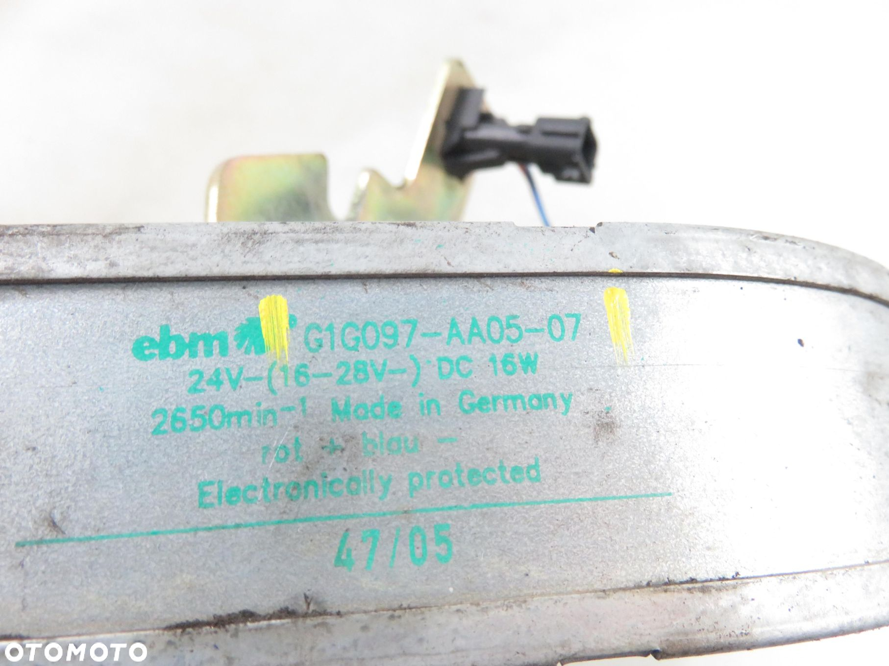 WENTYLATOR WÓZEK JUNGHEINRICH ETV 14 G-500 DZ F13-05 JULI G1G097-AA05-07 - 3