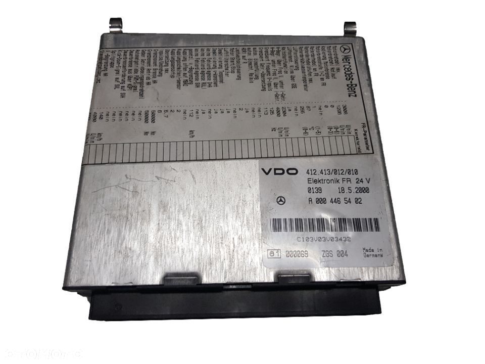 STEROWNIK MODUŁ FR VDO MERCEDES ATEGO A0004465402 - 1
