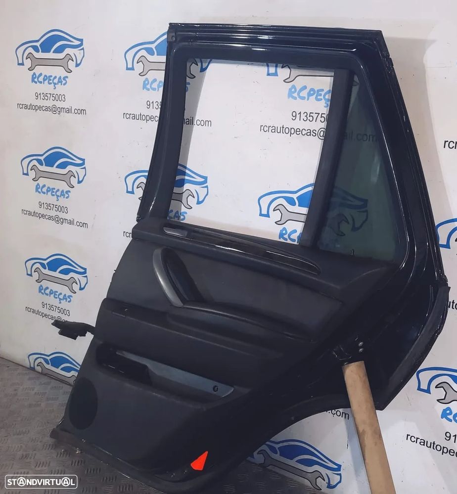 PORTA PORTAS TRASEIRA TRÁS DIREITA BMW X5 E53 41528256828 FECHO ELEVADOR MOTOR PUXADOR VIDRO RETROVISOR RETROVISORES - 8