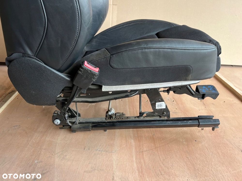 AUDI A4 B8 FOTEL LEWY PRZÓD KIEROWCY S-LINE PÓŁ SKÓRA SLINE - 9