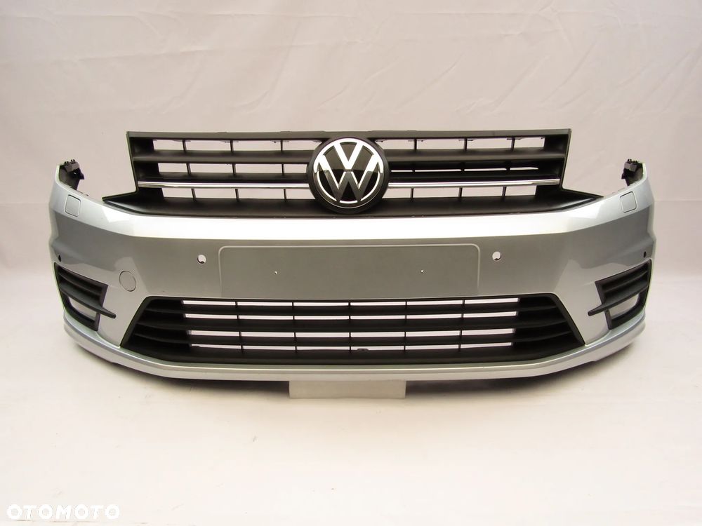 Zderzak przedni VW Caddy LIfe 15 - 20 Sprysk. / Pdc-6 Lakier LA7W - 6