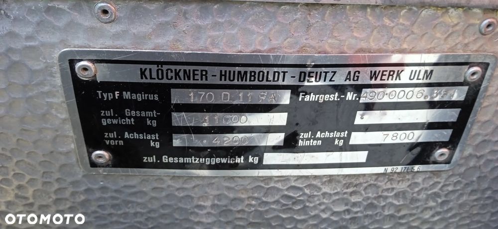 Magirus FM170 D 11 FA - 11