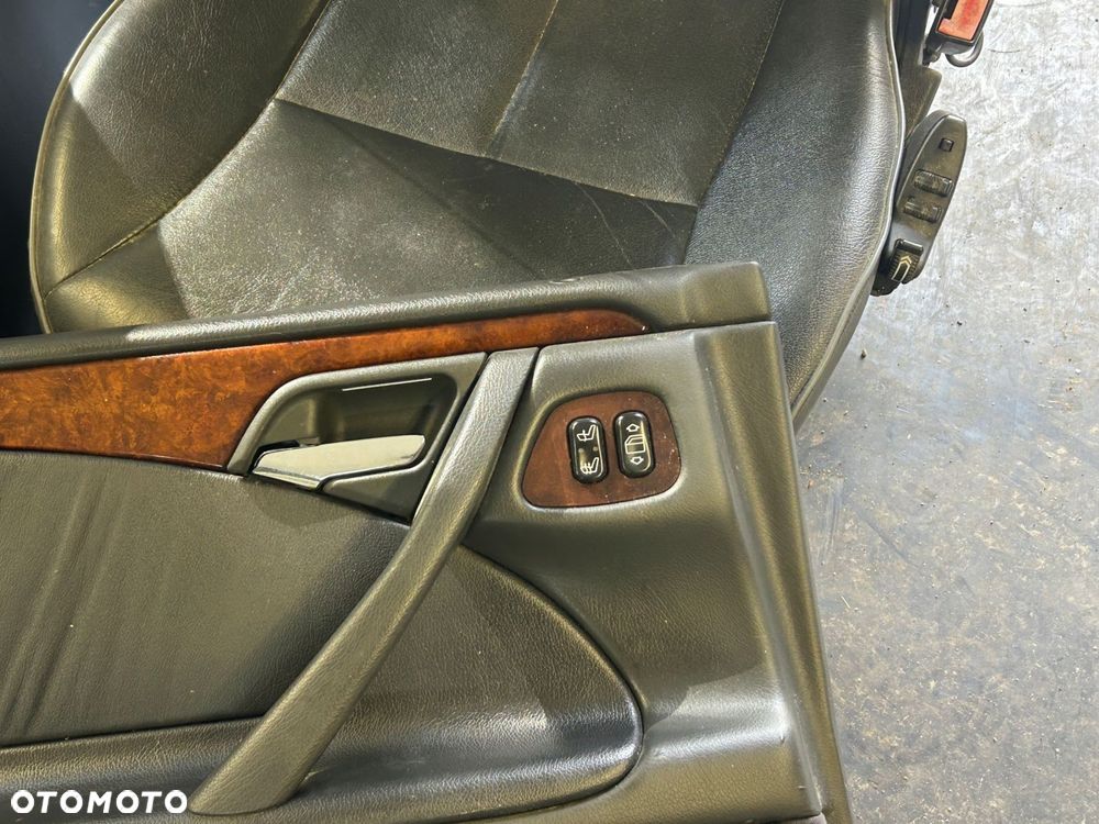 mercedes w210 sedan fotele kanapa skóra podgrzewane europa - 12