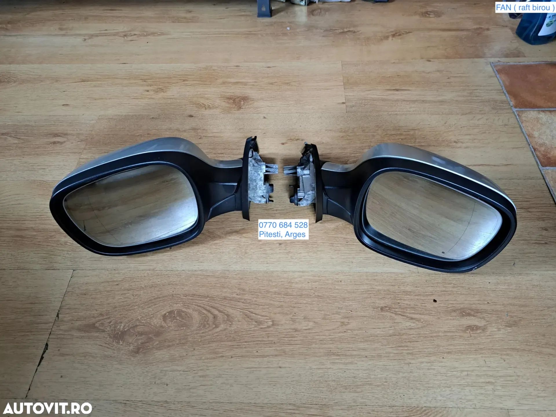 Oglinda exterioara stanga dreapta completa originala BMW X3 F25 cu rabatare electrica electrocrom camera 360 gri cu negru mat - 1
