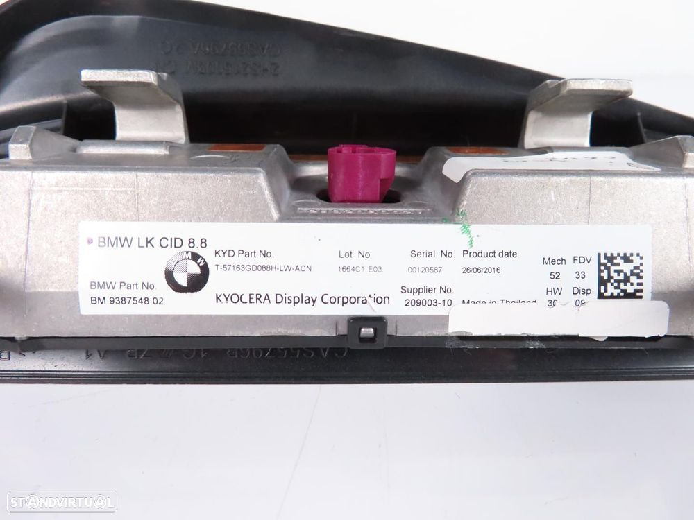 Monitor / Display Central 8.8 Profissional Usado / Original BMW 1 (F20)/BMW 1 (F... - 7