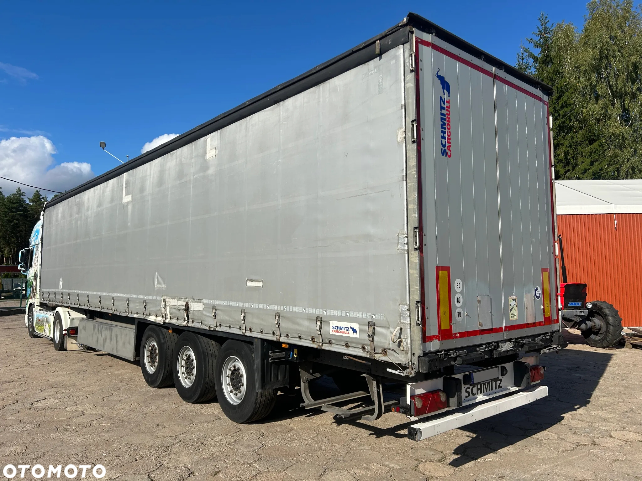 Schmitz Cargobull FIRANKA / STANDARD / OŚ PODNOSZONA / KOSZ PALETOWY !! - 5