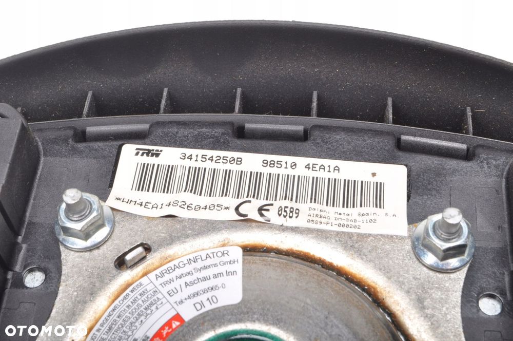 NISSAN QASHQAI J11 PODUSZKA POWIETRZNA KIEROWCY AIRBAG 985104EA1A - 4