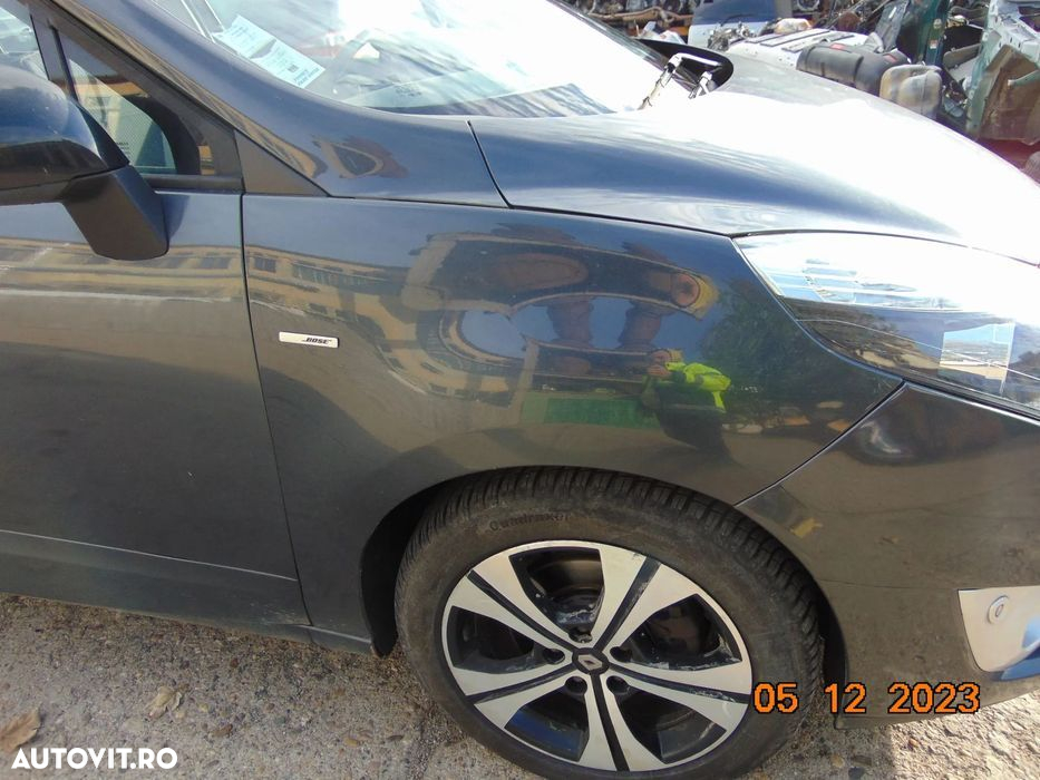 Fata completa renault Scenic 3 an 2009-2013 bara fata faruri aripi cap - 7