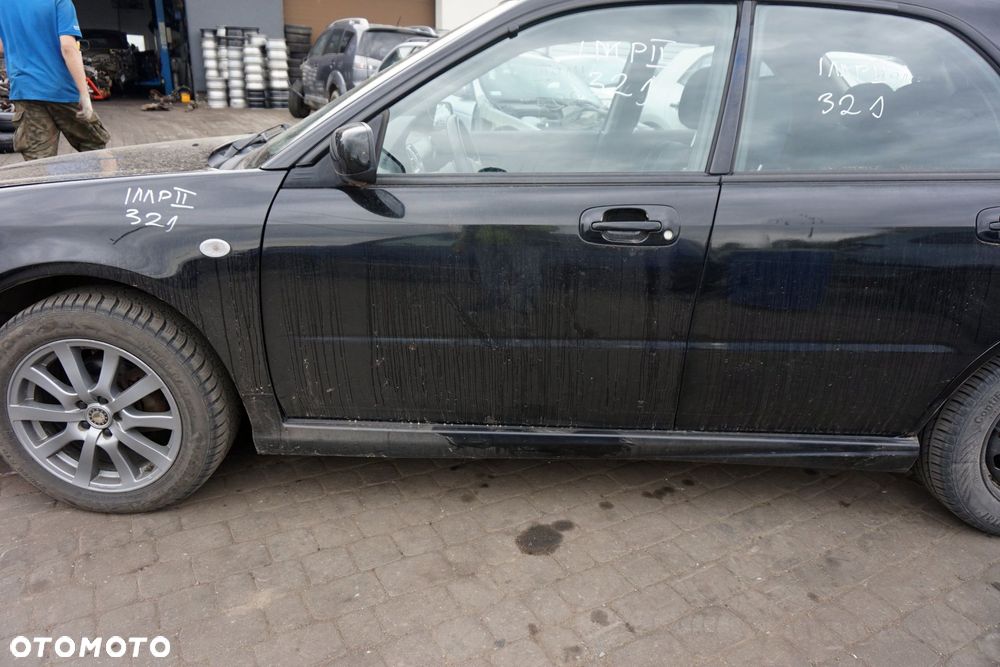 DRZWI PRZEDNIE LEWE IMPREZA II GD LIFT KOMBI 32J  CZARNY SUBARU 2006-2007 - 3