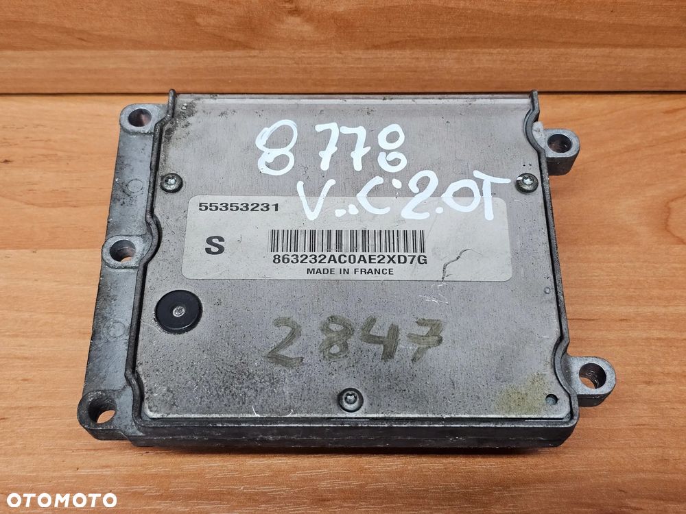 STEROWNIK KOMPUTER SILNKA OPEL VECTRA C SIGNUM 2.0 TURBO 55353231 PIN - 1