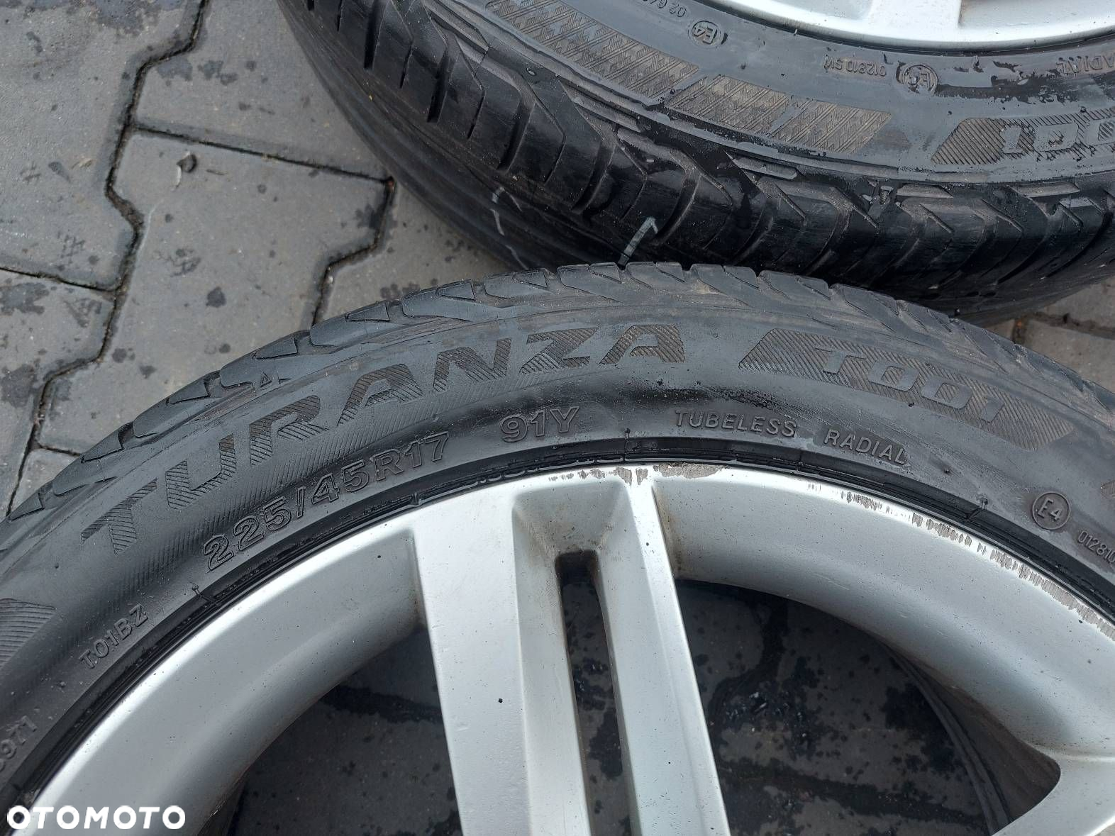 KOŁA 4SZT OPONY + FELGI + DYSTANSE 7JX17 ET54 225/45R17 5X112 AUDI A4 B6 - 12