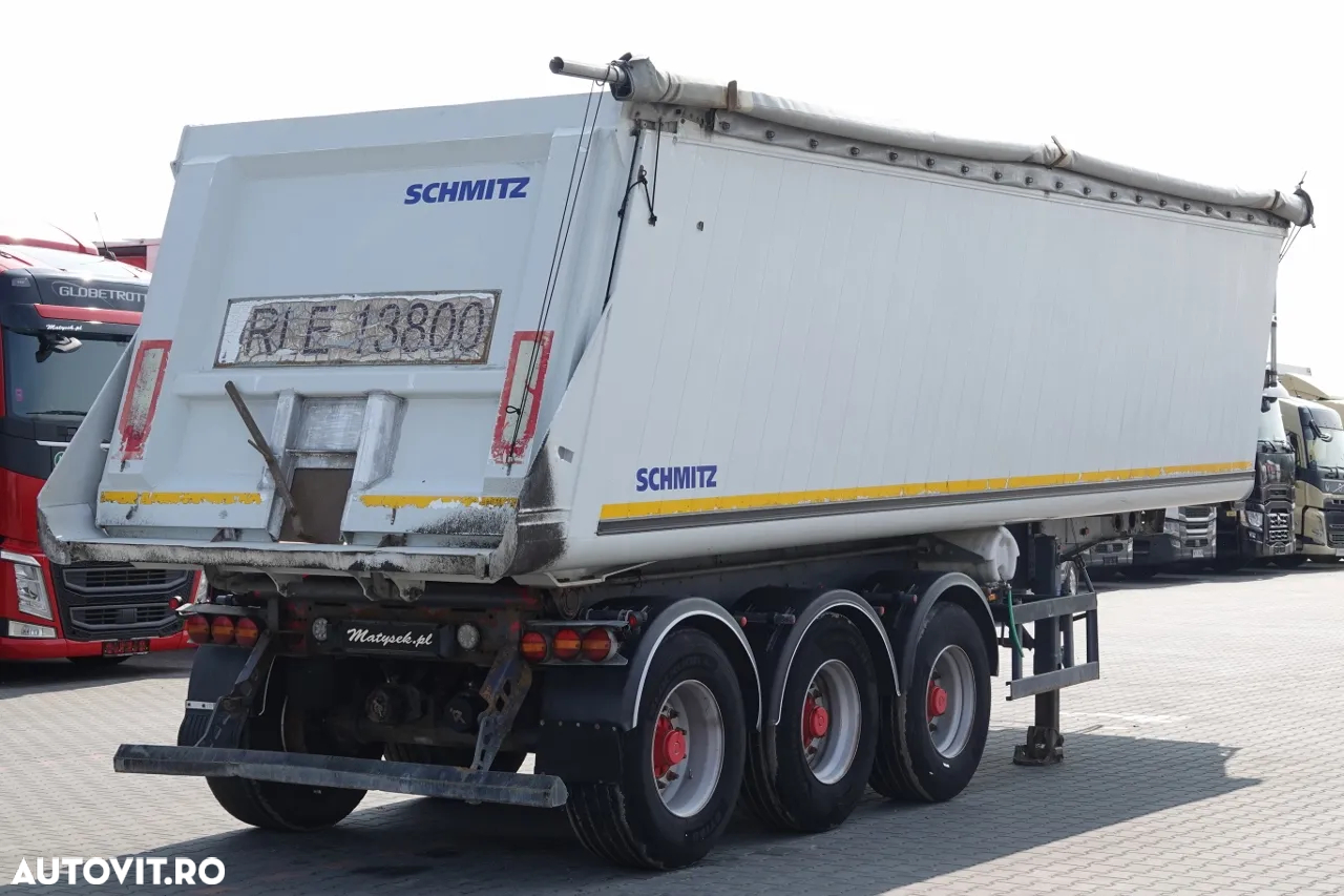 Schmitz Cargobull 40 M3 BASCULATOR / CAMION ALUMINIU / AXIE LIFTATOR / SAF / - 8