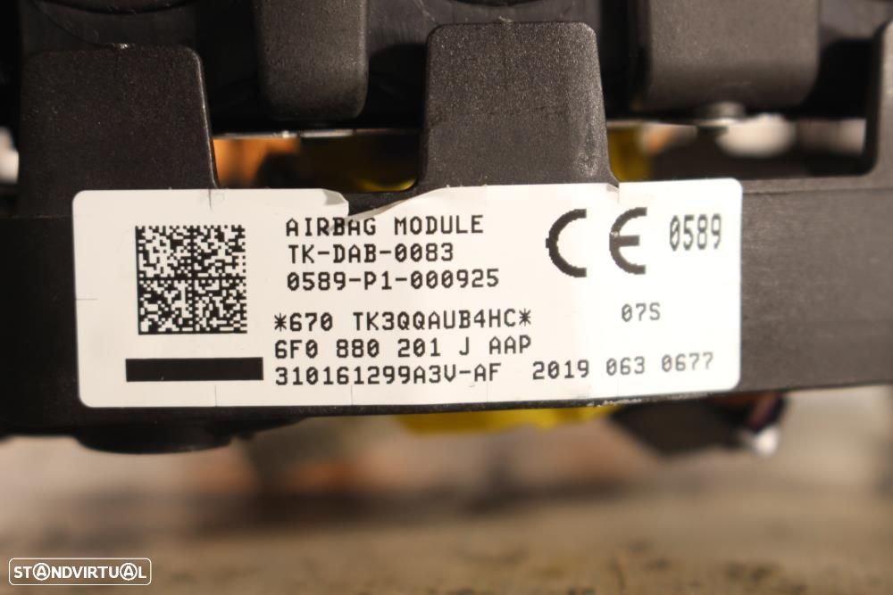 Airbag De Volante Seat Leon (5F1)  6F0880201j / Condutor / Frente Esqu - 7