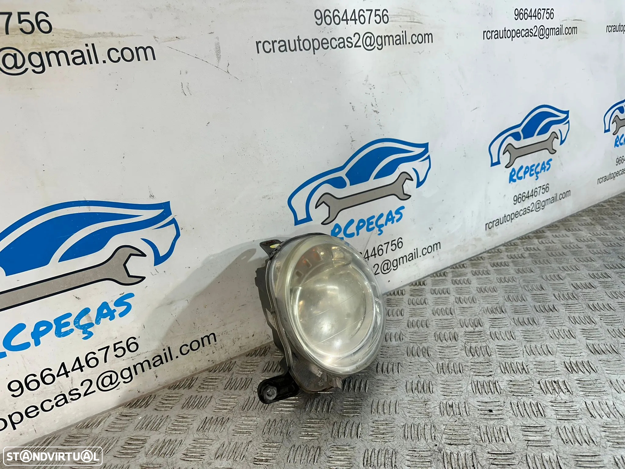 .Conjuntos Oticas Farois Frente Frontal Esquerda Direita Originais Fiat 500 312 2007 - Presente - 7