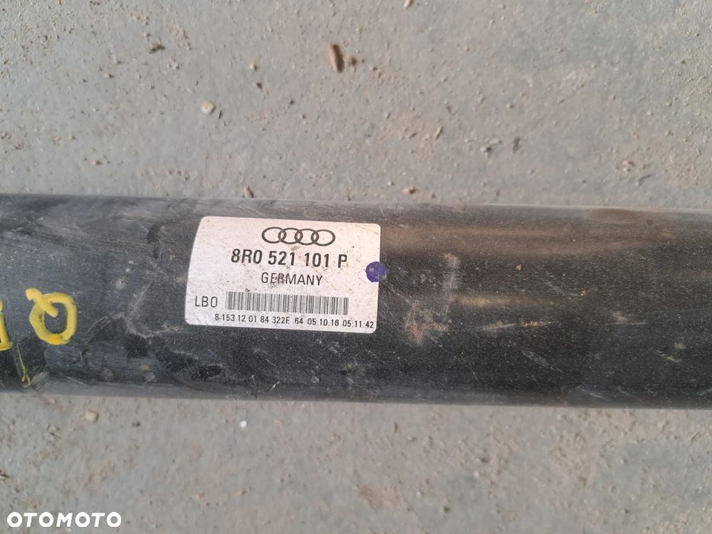 AUDI Q5 8R 2008-2016 WAŁ NAPĘDOWY 8R0521101P - 2