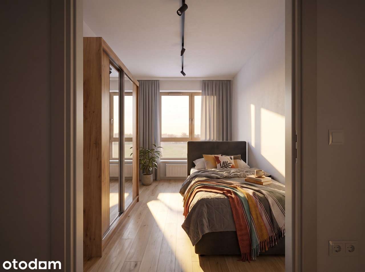 Apartament 74 m² z dwoma balkonami | 3 pokoje | Powiśle