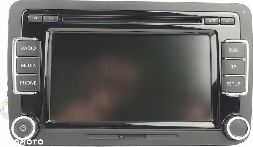 VW PASSAT B6 B7 GOLF V VI TOURAN RADIO DOTYKOWE 3C8035195A DAB Z KODEM - 1