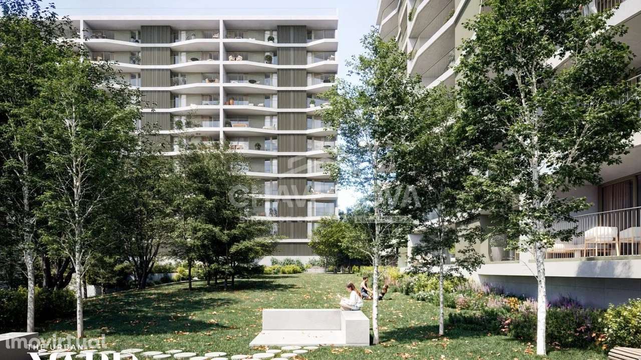 PS - T0 Novo varanda, garagem Urban Yard junto ao Arrábida Shopping - Grande imagem: 3/9