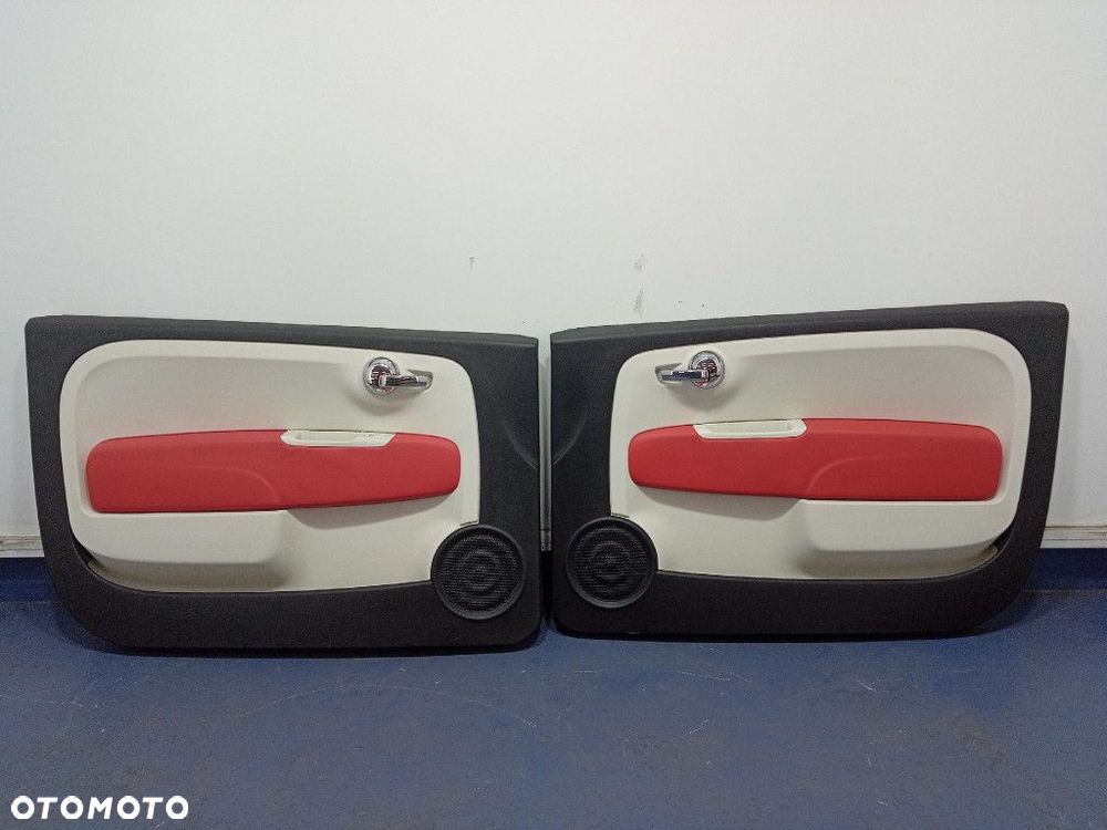 FIAT 500 500E I 12-19 USA FOTELE KANAPA BOCZKI KOMPLET - 14