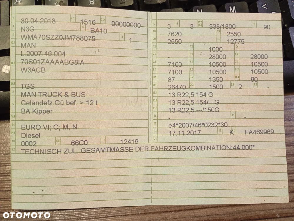 MAN TGS 26.460 6X6 KIPER MEILLER BORDMATIC - 11