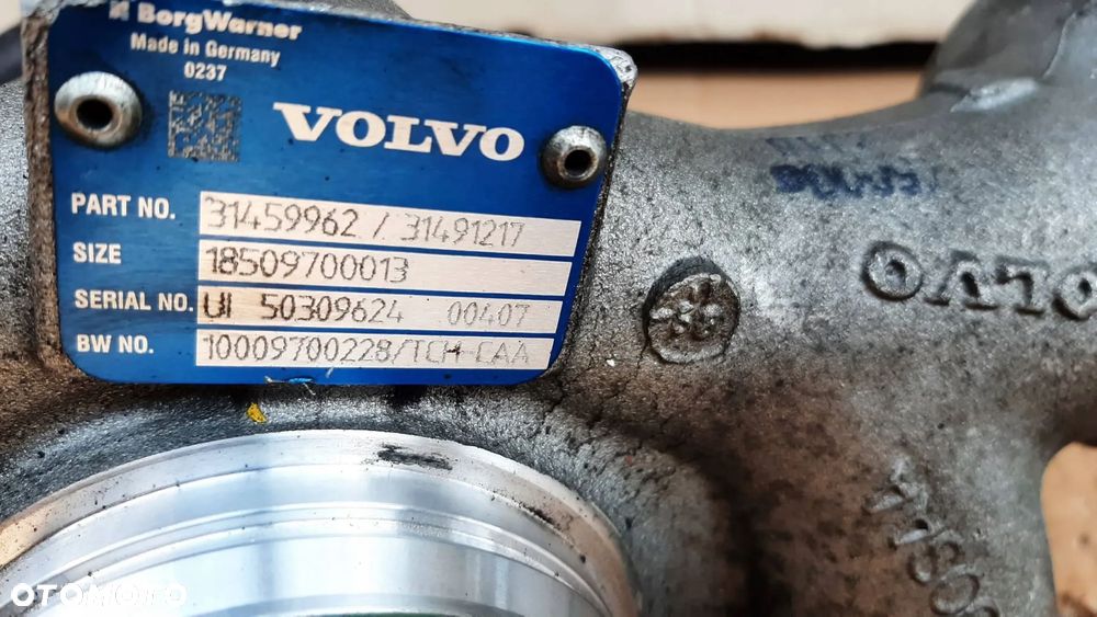 turbina turbosprężarka 31459962/31491217 volvo nr l35 - 3