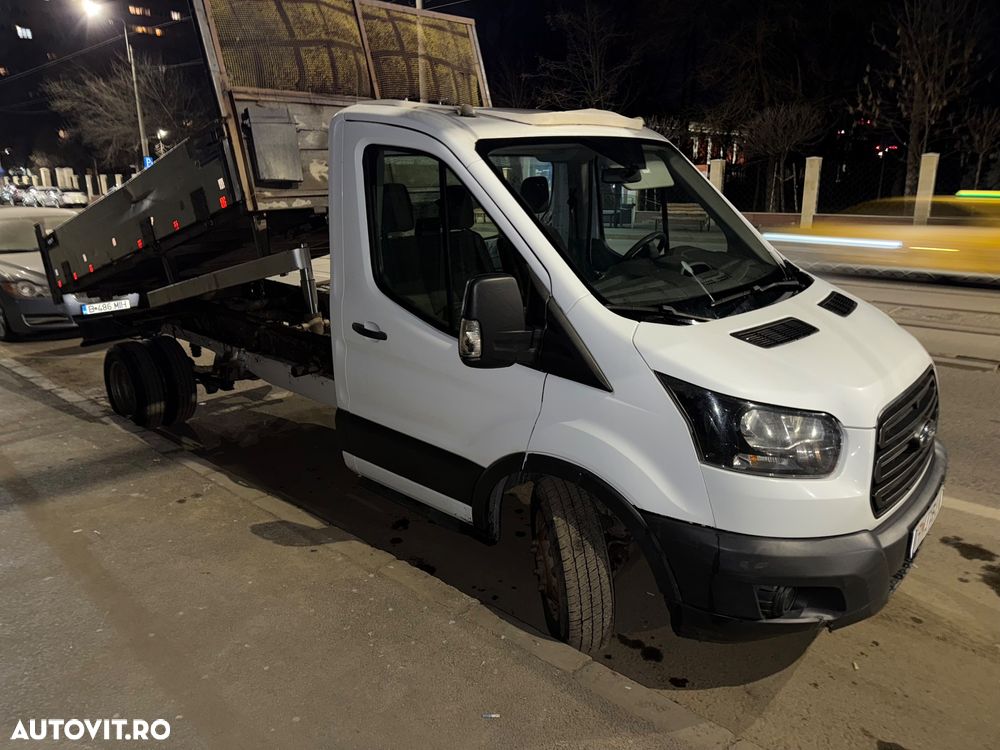 Ford Transit L3 2019 Basculabil Punte Dubla Unic Proprietar de noua Km Reali Istoric Service Kit Distribuție nou kit ambreiaj nou Camioneta Bena Tranzit Basculare Basculanta pick up NU Iveco Mercedes VW Daily Peugeot Fiat Boxer Opel Renault 35c 65c - 6