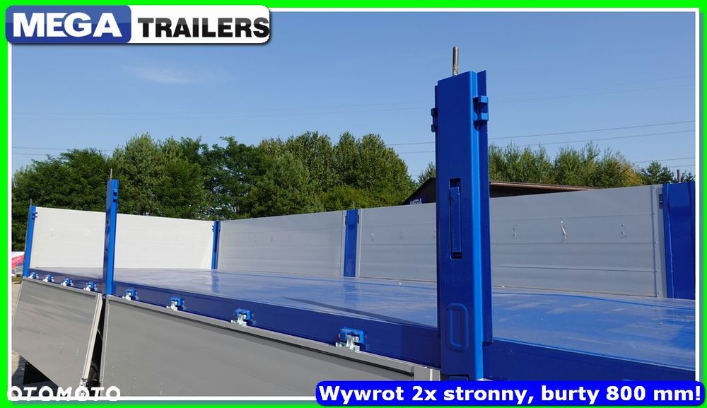 Inny Platforma / Wywrotka 2 strona, 12,60 m, burta 800 mm! - 40