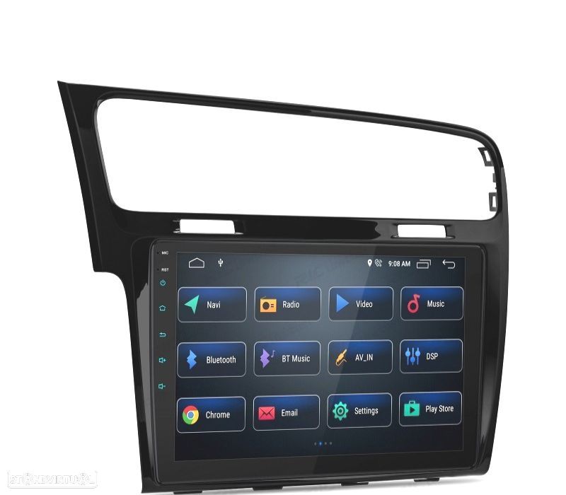AUTO RADIO GPS 10" TÁCTIL PARA VOLKSWAGEN VW GOLF VII ANDROID 12 HDMI CANBUS BLUETOOTH FULL RCA - 1