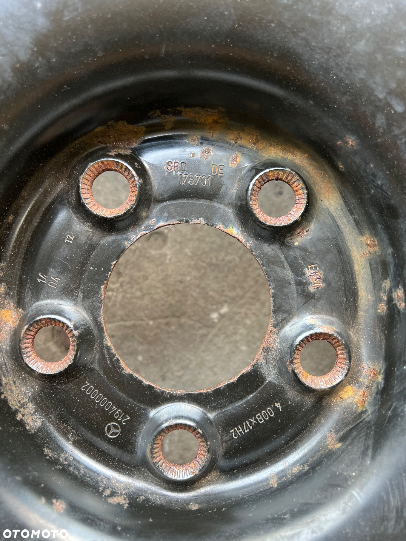 Koło dojazdowe Mercedes w211 155/70R17 - 2