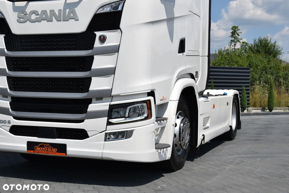 Scania 500S / FULL AIRMATIC / HYDRAULIKA / RETARDER / KLIMATYZACJA POSTOJOWA / ACC / KLIMA / 2 ZBIORNIKI PALIWA / FULL LEDY / FULL SPOILERY / SERWISOWANA / SPROWADZONA - 11