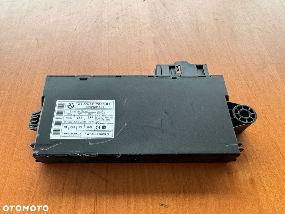 Sterownik Moduł BMW 5wk49515abr 61.35-9217853-01 - 3