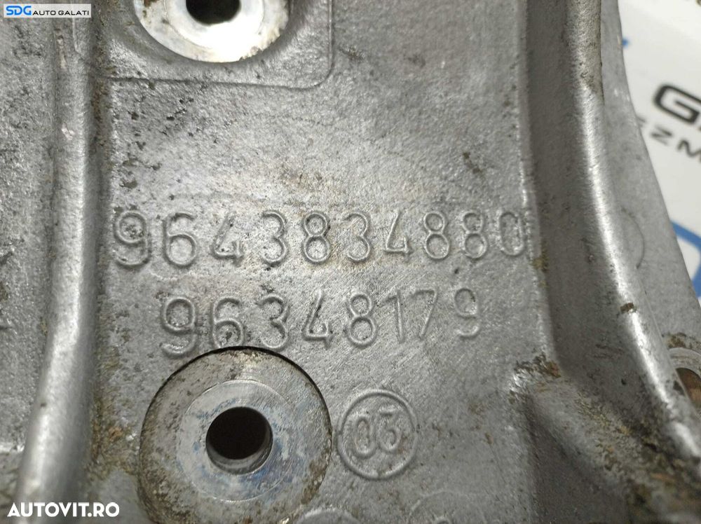 Suport Accesorii Motor Rola Intinzatoare Peugeot 607 2.0 HDI 2001 - 2010 Cod 9643834880 96348179 [X3537] - 3