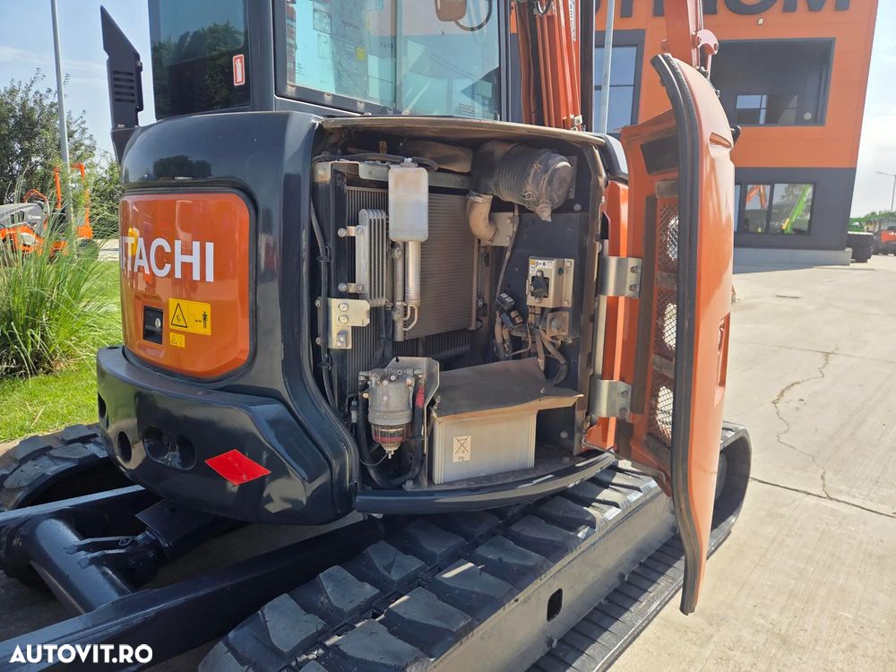 Hitachi ZX48U-6, 2023, 2.658t, 5 TONE, CUPLA RAPIDA+3 CUPE NOI, inst picon pe brate, lama nivelare, ad sapare 4m, ridica 3t, latime 2m, antifurt, aer cond, produs in JAPONIA, posibilitate leasing 4 ani, PROMOTIE 39.500 EUR+tva - 22