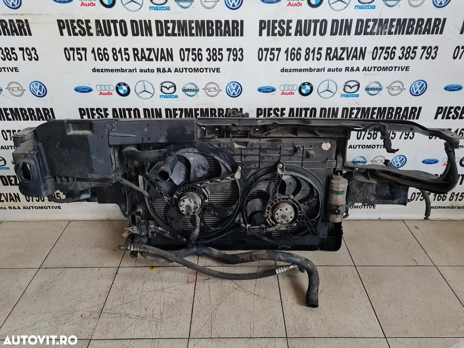 Trager Calandru Fata Complect Vw Bora 2.0 Benzina Radiator Termocupla Armatura Vw Bora - Dezmembrar - 6