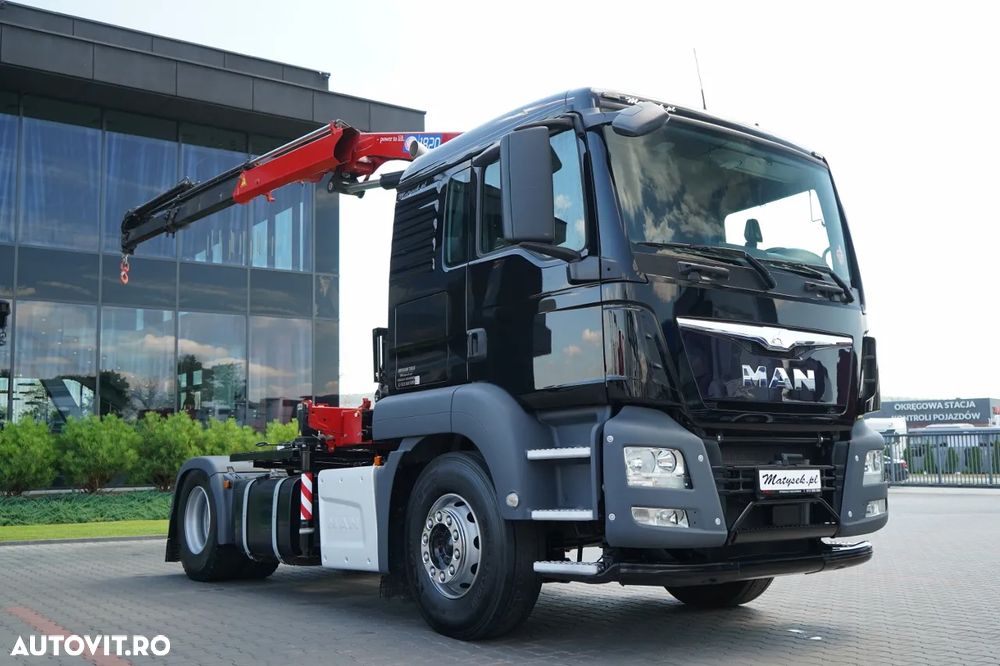 MAN TGS 18.480 / 4x2 / HDS HMF 1820 K6 / 17.2 m REACH / MANUAL / RADIOCOMANDĂ / IMPORTAT - 1