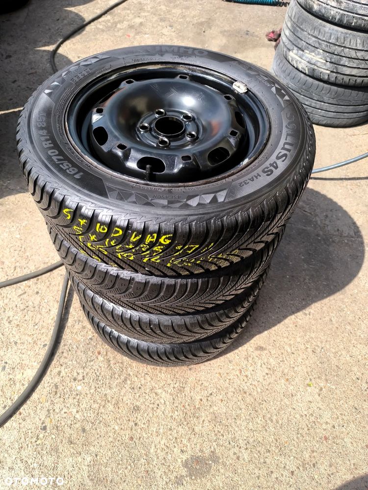 5x100 Felgi Stalowe Stal 14 Koła Całoroczne Wielosezonowe SKODA FABIA PRAKTIK ROOMSTER RAPID SEAT IBIZA CORDOBA TOLEDO IV 4 VW FOX POLO 22r. Legnica ALU-RAD 165/70 5mm - 2