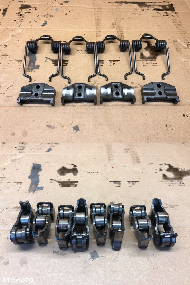 DŹWIGIENKA WAŁKA MIMOŚRODOWEGO WSPORNIK  SPRĘŻYNA BMW F10 F20 F30 N20 - 1