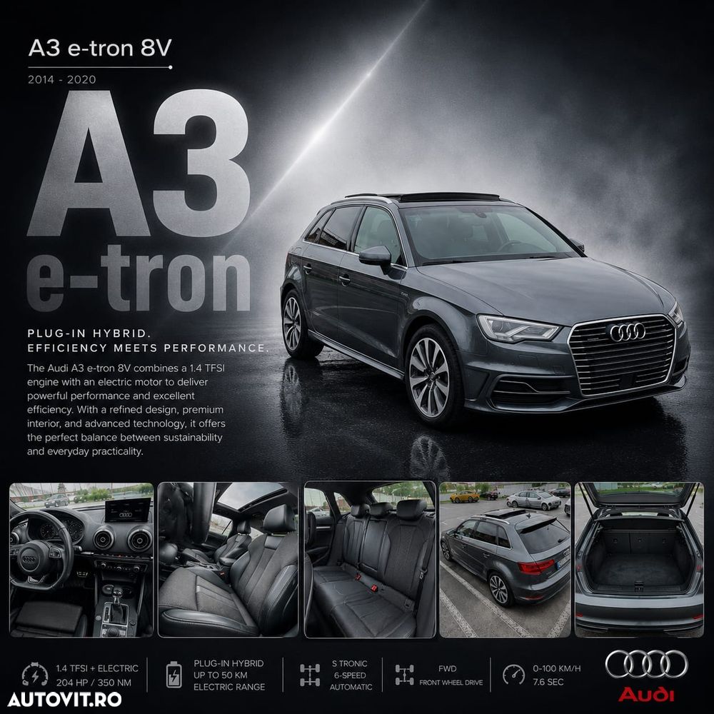 Audi A3 Sportback 40 TFSIe S tronic - 1