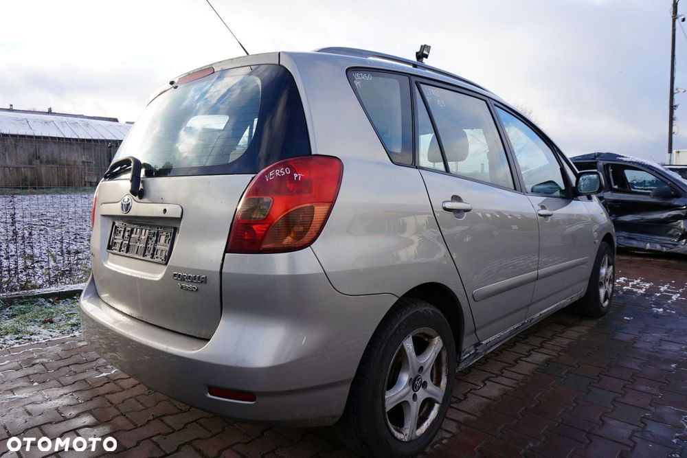 TOYOTA COROLLA VERSO I E12 2003 1D9 1.8 16V 1ZZ-FE 135KM C52 SREBRNY na części - 5