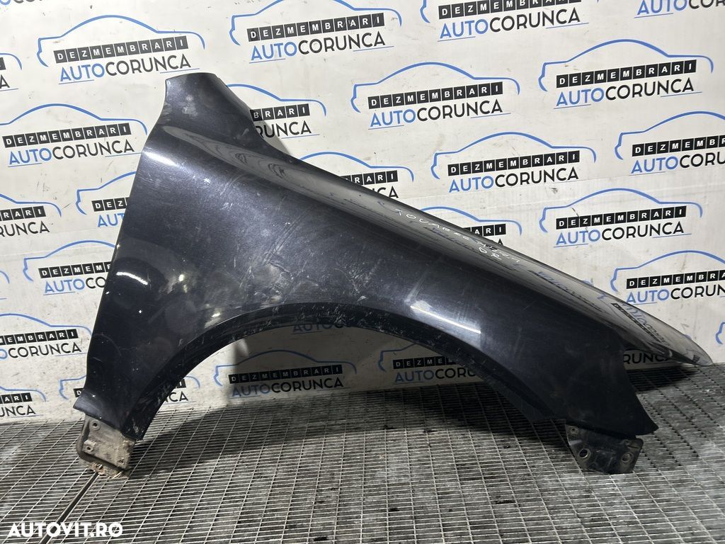 Aripa Dreapta Fata Volkswagen Touareg 7L 2007 - 2011 4 Usi NEGRU (1221) - 1