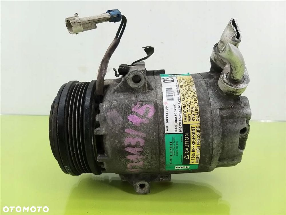 Sprężarka klimatyzacji Opel Astra  II G 1998-2009 1.8 16V 115KM 09174396 - 5